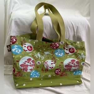 Green atelier lzc for Danica Studio cotton tote bag